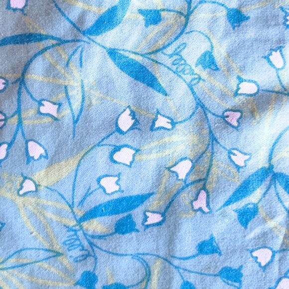 Vintage Lily Pulitzer Floral Blue Dress - Picture 3 of 4